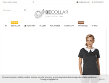 Tablet Screenshot of becollar.com